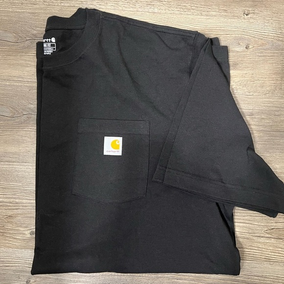 Carhartt 2XLT Loose Fit Black Short Sleeve T-Shirt, Like New - Picture 1 of 5